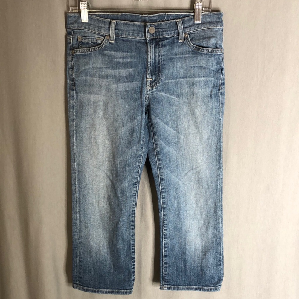 7 For All Mankind Denim Josefina Crop Capri - Sz 27